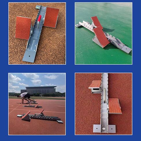 Multifunctional Starting, Track Pedals Athletics, Aluminum Athletics Track Pedals Athletics, Adjustable Multi Function Starting Block, Scholastic Starting Block, for Plastic Runway Cinder Track in Kuwait
