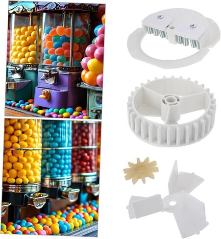 BESTonZON 1 Set Adjustable Candy Machine Replacement Wheel for Gumball Dispenser Stylish Gear and Turntable Combo for Easy and Quick Replacement Versatile Candy Options in Saudi Arabia