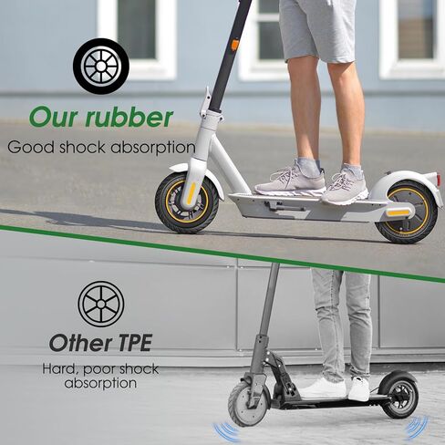 10x3 Scooter Tire, 2pcs 255 * 80 Solid Off-road Scooter Tires, Replacement Wheel Compatible with Zero 10X/ Vsett 10+/ Kugoo M4& M4 Pro/Techlife X7& X7s& X8& X8s/Motus PRO 10/ Joyor Y6S& S10S in Kuwait