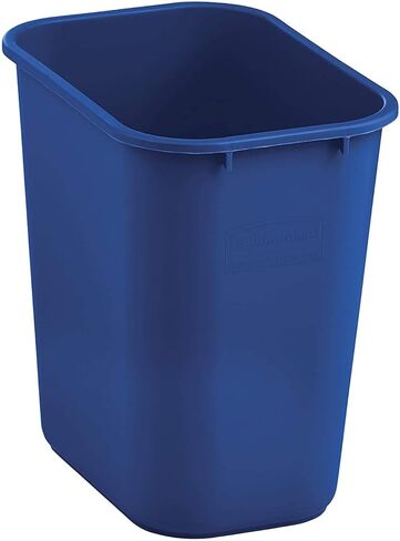 Rubbermaid Commercial Medium Wastebasket, 28 Quart - Blue in Saudi Arabia