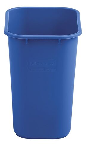 Rubbermaid Commercial Medium Wastebasket, 28 Quart - Blue in Saudi Arabia