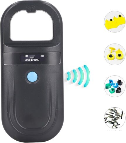 Pet Microchip Reader Scanner 134.2KHz with USB Charging for Dogs and Cats in Saudi Arabia