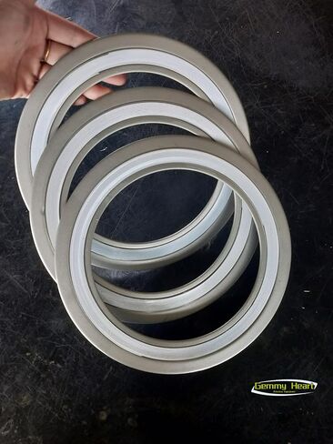 حشية جرح حلزونية من GemmySeal مع حلقة داخلية وخارجية 304SS، مملوءة بمادة PTFE، 5 قطع 20 بوصة DN500-1500lb in Saudi Arabia