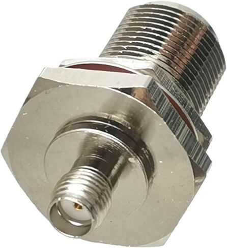 1Pcs SMA Female Jack to N Bulkhead Nut Adapter Connector Coaxial 50ohm in Saudi Arabia
