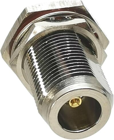1Pcs SMA Female Jack to N Bulkhead Nut Adapter Connector Coaxial 50ohm in Saudi Arabia