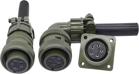 5015 MIL STD موصل دائري 16S-1 16S-8 المقابس المقبس 7pin 5pin MIL-C MS3102 MS3106 MS3108 1 قطعة (المقبس 3102 16-1P) in Saudi Arabia