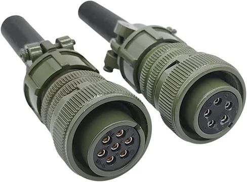 5015 MIL STD Circular Connector 16S-1 16S-8 Plugs Socket 7pin 5pin MIL-C MS3102 MS3106 MS3108 1Pcs(Socket 3102 16-1P) in Saudi Arabia