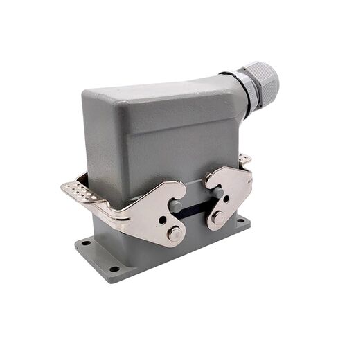 Heavy Duty Connectors HDC-HE-006 Screw Connection 500V Industrial Rectangular Aviation Connector Plug 1Pcs(HDC-HE-006-1-L) in Saudi Arabia