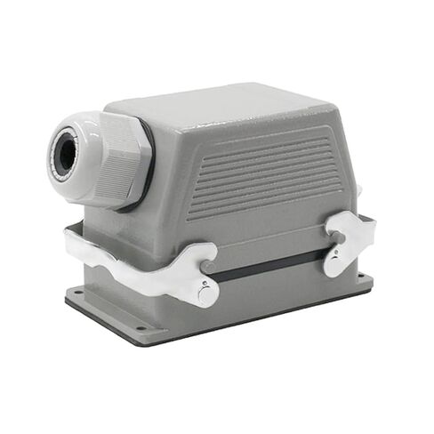 Heavy Duty Connectors HDC-HE-006 Screw Connection 500V Industrial Rectangular Aviation Connector Plug 1Pcs(HDC-HE-006-1-L) in Saudi Arabia