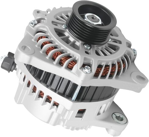 المولد 13789 لـ 1999-2002 Frontier 3.3L، 2000-2002 Xterra 3.3L V6 مولد بديل للمركبة 80Amp 5-Groove Pulley OE 13789N 231004S100 LR180756 LR180756B LR180756R 210-3128 in Kuwait