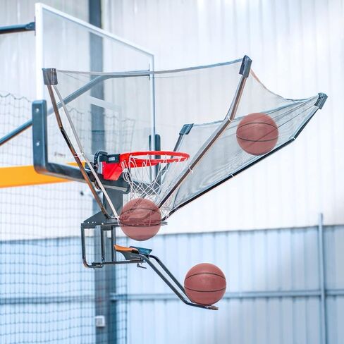 Basketball Shot Return Apparatus Returner Metal Attachment for Hoop Home Park Lightweight Portable Training in Saudi Arabia