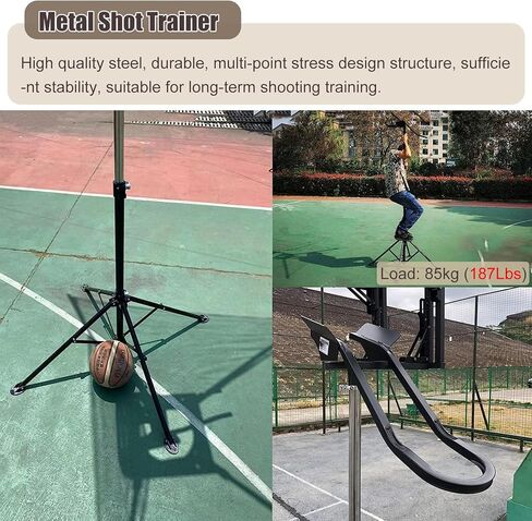 Basketballtrainer Portable Professional Basketball Ball Returner Adjustment Mobile Rebounder Net Return for Indoor/Outdoor/Most Hoop/Gymnasium/School in Saudi Arabia