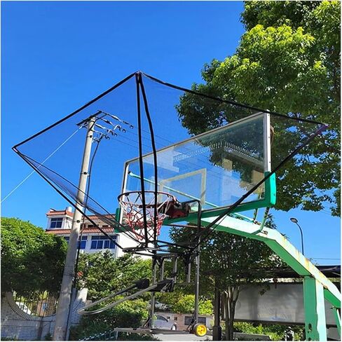 Shot Basketball Returner Hoop Return Attachment on Wheels Heavy Duty Training for Ball Trainers Black Rebounds Nets in Saudi Arabia