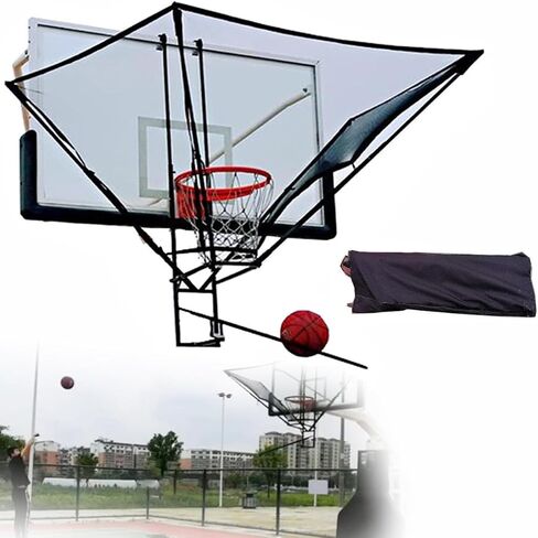 Basketball Hoop Returner Return Attachment Shot Hang Rebounder Net Rotating for Goal F in Saudi Arabia