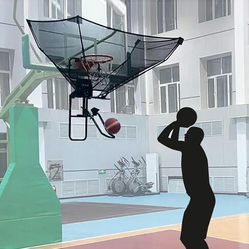 Basketball Hoop Returner Return Attachment Shooting Machine Metal Rebounder Sport for ＆ Rim in Saudi Arabia