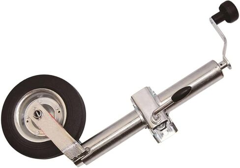 Beach Wheel Trailer Jack - Heavy Duty Marine Swivel Trailer Jack,Foldable and Extendable Swivel Stand, with 20Cm Wheel, 150Kg Heavy Duty Jockey Wheel, 25Cm Ver in Saudi Arabia