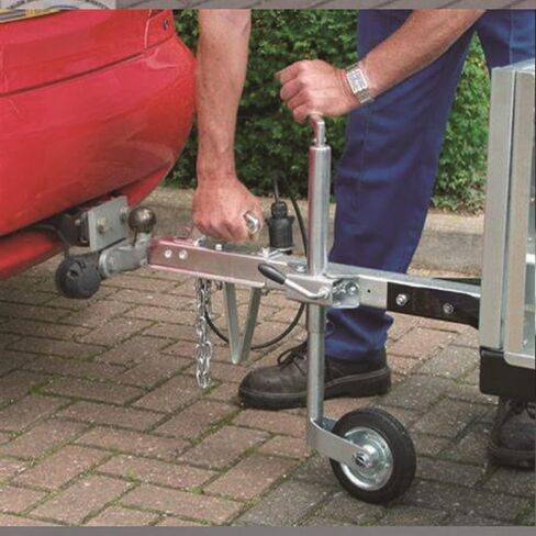 Beach Wheel Trailer Jack - Heavy Duty Marine Swivel Trailer Jack,Foldable and Extendable Swivel Stand, with 20Cm Wheel, 150Kg Heavy Duty Jockey Wheel, 25Cm Ver in Saudi Arabia