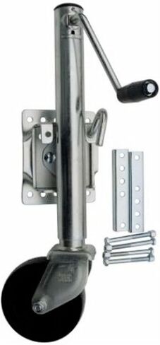 Boat Trailer Jack with Wheel - Lift Swivel Trailer Jack - Trailer Jack Wheel, Swivel Trailer Jockey Wheel, 15Cm Trailer Wheels, 540 Kg Vertical Load, 25Cm Tele in Saudi Arabia
