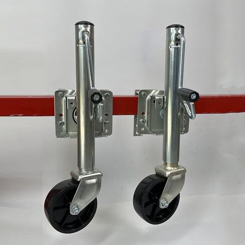 Boat Trailer Jack with Wheel - Lift Swivel Trailer Jack - Trailer Jack Wheel, Swivel Trailer Jockey Wheel, 15Cm Trailer Wheels, 540 Kg Vertical Load, 25Cm Tele in Saudi Arabia