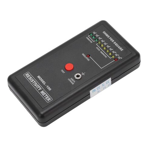 Surface Resistance Tester, Precise Static Electricity Tester for Conductive, Antistatic, Static Dissipative Materials, Easy to Use, with Self Span Calibration, One Key Start in Saudi Arabia