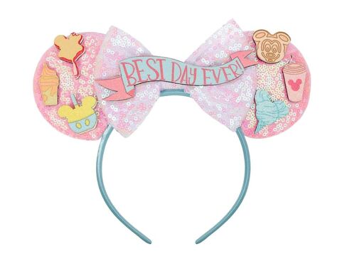 Mouse Ears Headband Handmade Best Day Ever Ears for Party Trip Parks CospLay Essentials (Best Day Ever - Pink) in Saudi Arabia