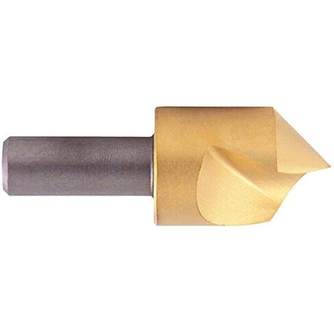 KEO 55404-TiN CO SF Countersink, 0.5" Cutting Diameter, 60 Degree Cutting Angle, 2" Cutting Length, 1/4" Shank Diameter, 2" Length, Cobalt, TiN Coating, 1/2", (Pack of 6) in Saudi Arabia