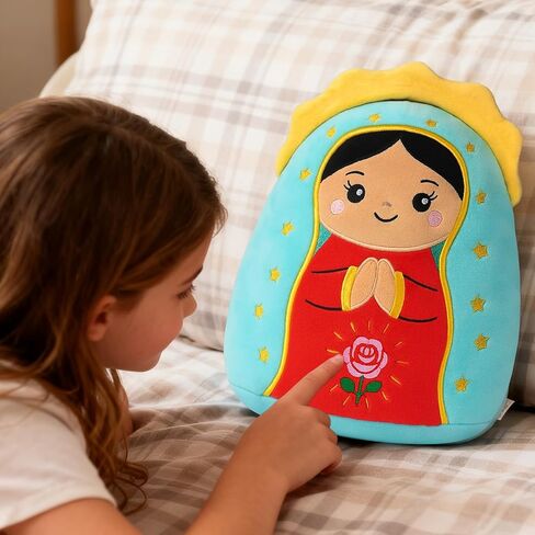 Tooth Little Fairy Pillow, Toothfairy Plush Doll with Wings Crown and Embroidered Pocket, 8 Inches Toothfairy Pillow Gift for Kids in Kuwait