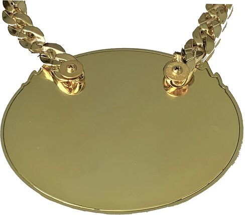 نسخة معدنية من الميداليات السريعة، حقيبة كورنهول، كأس سلسلة البطل مع سطرين من النص المخصص المخصص على ميدالية جائزة كبيرة وسلسلة عنق معدنية طويلة مرفقة بطول 86.36 سم. FCL455 in Kuwait