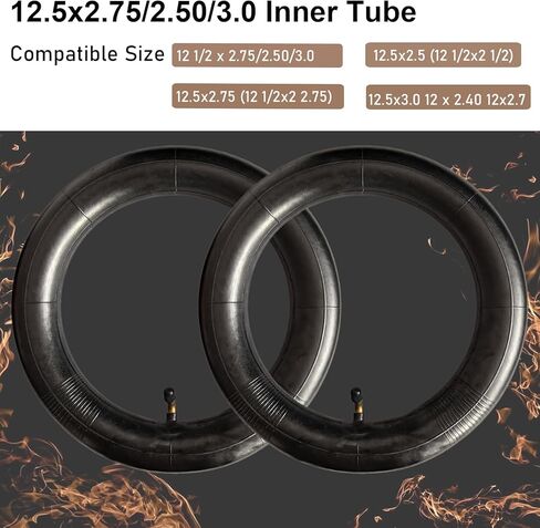 2-حزمة 12.5x2.75 الأنبوب الداخلي 12.5x2.5 12.5x3.0 الأنبوب الداخلي صمام عازمة 12.5x2.75/3.0/2.5 أنبوب بديل in Kuwait