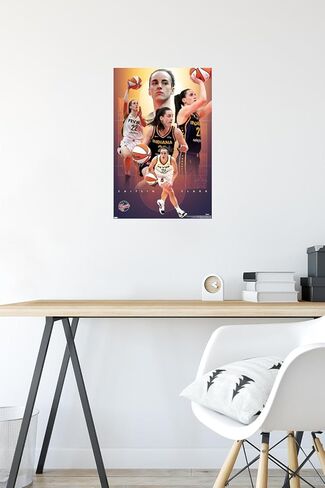 Trends International WNBA Indiana Fever - Caitlin Clark 25 Wall Poster, 22.4L x 14.7W, Premium Unframed Version in Saudi Arabia