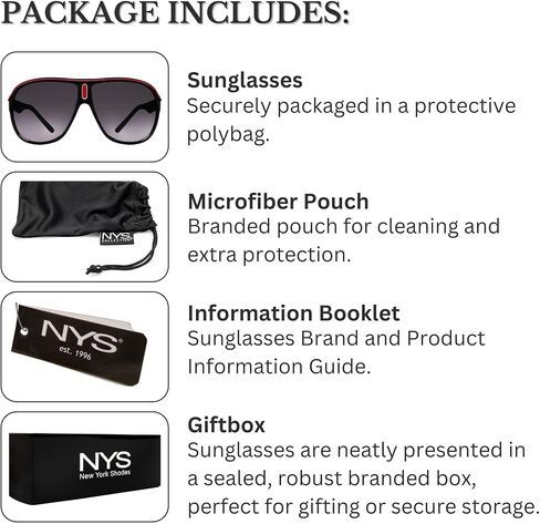 NYS Collection Aviator Sunglasses - Lightweight Durable Plastic Frame - For Men and Women -100% UV Prodection in Saudi Arabia