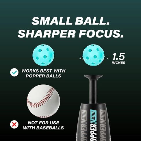 تي شيرت بوبر صغير لتدريب البيسبول من بانديت سبورتس، تي شيرت الضرب للتأرجح المثالي، تدريب البيسبول على الضرب بدون إبريق (تتضمن كرة بوبر صغيرة واحدة) in Kuwait