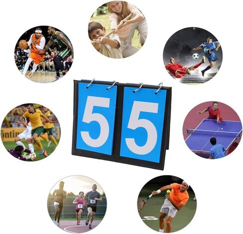 Cocoarm Portable Scoreboard, Sports Scoreboard Large Digital Reversible Display for Basketball, Football, Volleyball, Softball and Hockey in Saudi Arabia
