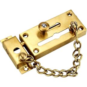 قفل السلسلة آمن وعملي ومستقر وقوي. سلسلة أمان الغرفة. سلسلة قفل باب الفندق. سلسلة مقاومة للسرقة (أسود) in Kuwait