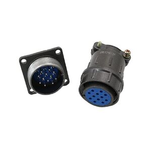 Aviation Connector Cx24 Plug Connectors 26pin X24 Screw Circular Connector 19pin 12pin 20pin Male Female Plug Socket 1Pcs(19 Pin) in Kuwait