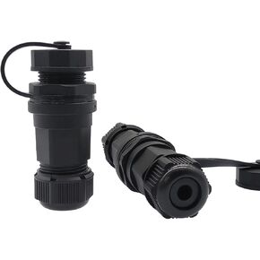 RJ45 موصل CAT5 CAT6 لوحة مقابس جبل M21 موصل صناعي IP67 1 قطعة (الجوز الخلفي) in Kuwait