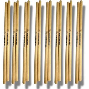 Timbale Drumsticks 1/2-Inch Hickory, 8 Pairs (16 Sticks), 16-Inch Durable for Salsa & Latin Percussion in Kuwait