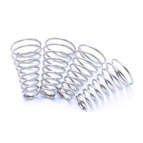5pcs Tower Spring Wire 1mm-2mm 304 Stainless Steel Conical Compression Springs Taper Pressure Spring(1.2X(8-20) x40-9mm) in Saudi Arabia