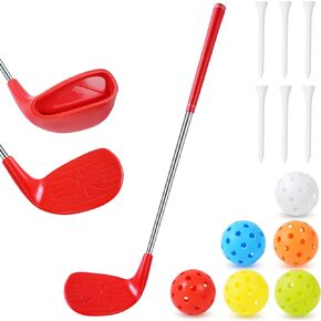Backyard Golf Club Set with Oversize Heads Golf Balls Bucket Golf Game Chipping Clubs for Outdoor Yard Training Practice Gift (Right Hand) in Kuwait