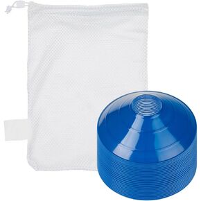 Champion Sports Set of 25 Blue Cones with Mesh Bag in Kuwait