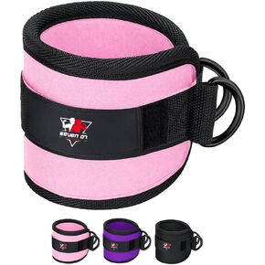 Ankle Straps for Cable Machines, Adjustable Comfort Ankle Cable Attachments for Women & Men, Glute Kickback Ankle Strap for Workout Gym Ankle Cuff Neoprene Padded Durable lifting Straps in Saudi Arabia