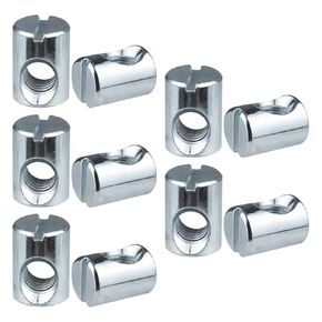 Cross Dowel Barrel Nuts for IKEA Part 100514, for SUNDVIK, MYDAL, HASSELVIKA, TARVA, GONATT, SMAGORA, ALSKVARD, SNIGLAR - 10 Pcs in Kuwait