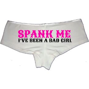 Spank Me لقد كنت سراويل فتيات سيئة-شورت غنيمة قطن لا شيء ، والملابس الداخلية منخفضة الارتفاع للزوجات الخاضعة in Kuwait