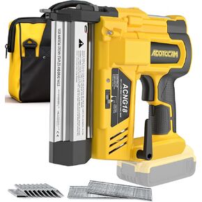 أداة تثبيت المسامير براد لاسلكية مقاس 2 بوصة متوافقة مع بطارية ديوالت 20 فولت (بدون بطارية)، مسدس أظافر كهربائي 2 في 1/مسدس دبابيس، بطارية مسدس أظافر 18 جيجا تعمل بـ 1000 مسمار/دبابيس لأعمال النجارة وتحسين المنزل in Kuwait