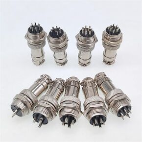 GX16 Aviation Circular Connector Male Female Plug Connectors 1Pcs(6p) in Kuwait