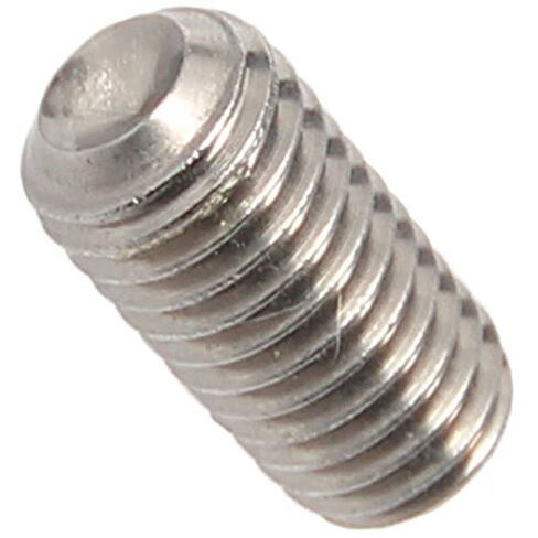 1/2-13 x 2 Socket Set Screws, Full Thread, Allen Socket Drive, Stainless Steel 18-8, Bright Finish, Cup Point, Quantity 10 Pieces by Fastenere in Saudi Arabia