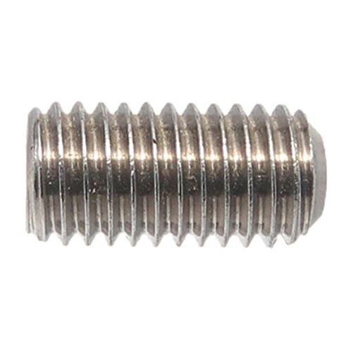 1/2-13 x 2 Socket Set Screws, Full Thread, Allen Socket Drive, Stainless Steel 18-8, Bright Finish, Cup Point, Quantity 10 Pieces by Fastenere in Saudi Arabia