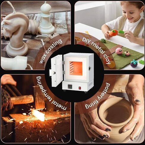 2000W Electric Burnout Oven Kiln,1150℃ High Temperature Muffle Furnace Burnout Oven Integrated Laboratory Jewelry Processing Furnace in Saudi Arabia