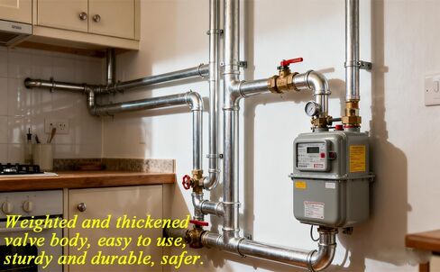 SHANOER Solid Brass Y Ball Valve Comfort Grip for Oil and Gas Hoses Connector Splitter Adapter in Kuwait