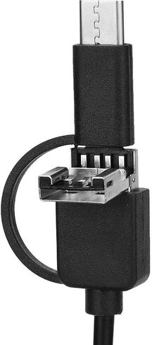 منظار Raguso USB 3 في 1 Borescope USB/Type-C للفحص على شكل ثعبان مع 6 مصابيح LED وعدسة 3.9 مم للكمبيوتر المحمول (فلين 5 متر) in Saudi Arabia